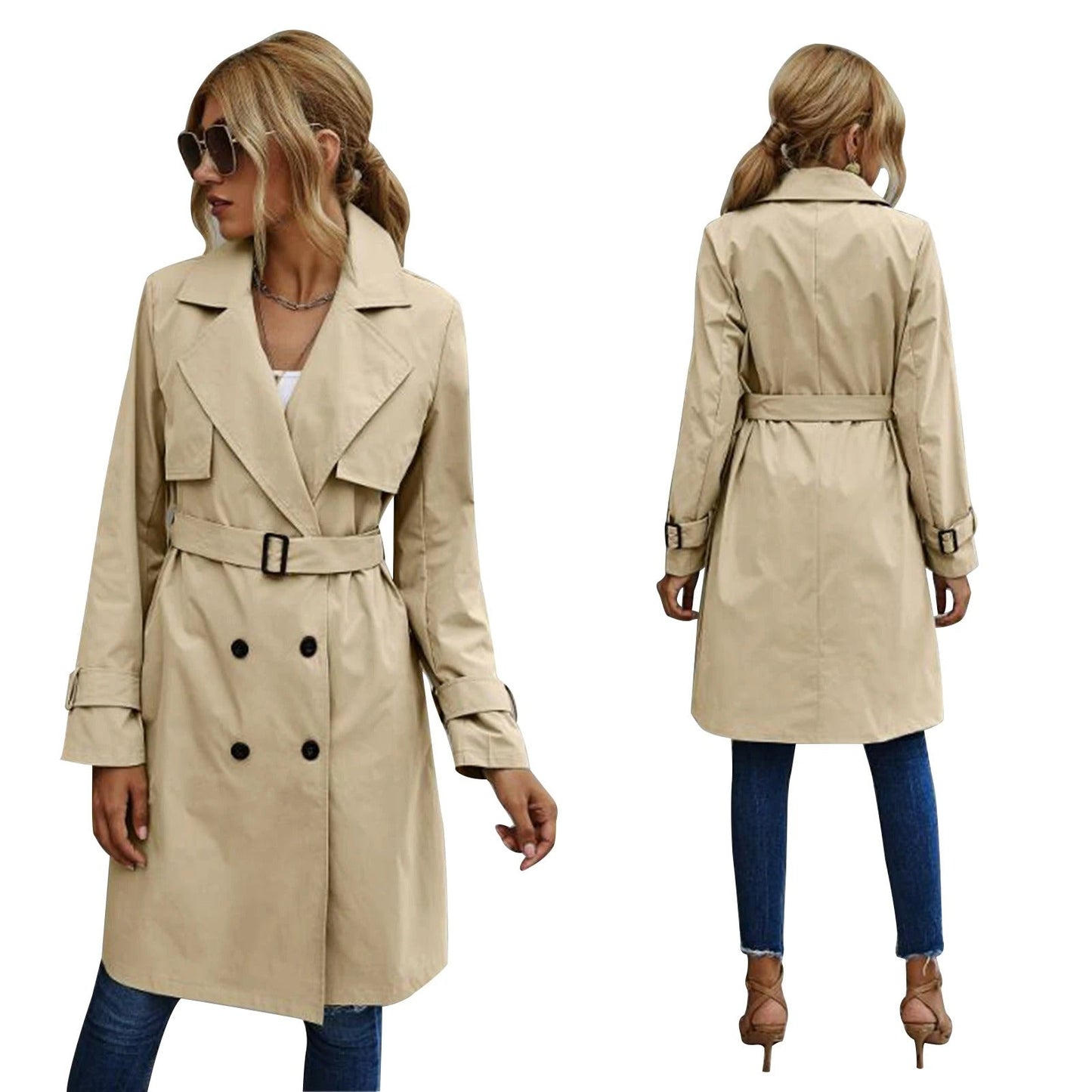 Krohn-e | Mittellanger Trenchcoat - Winter