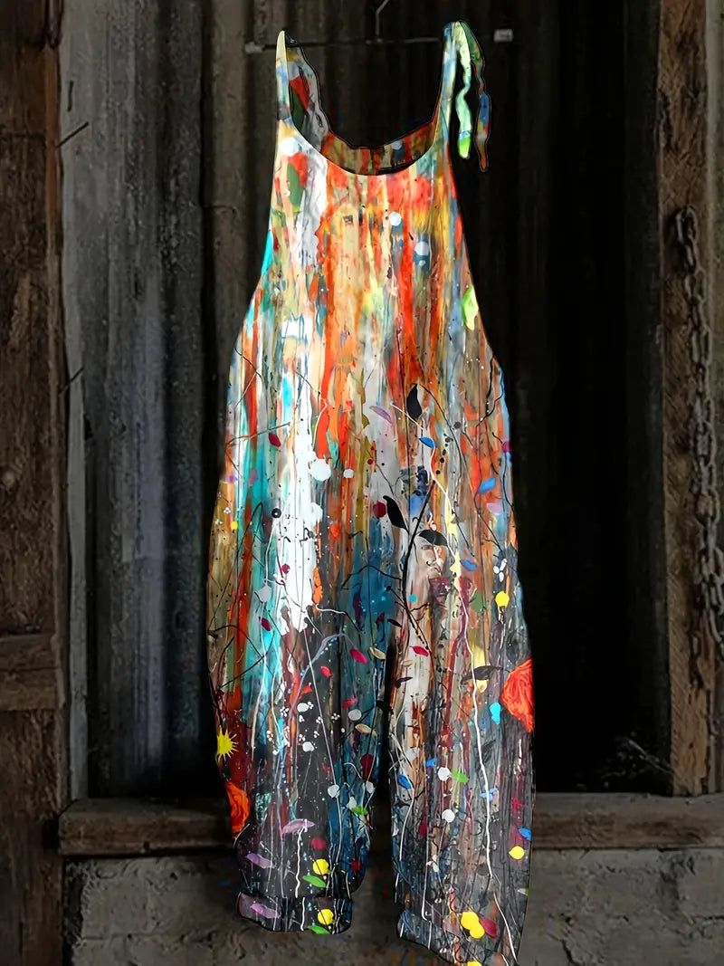 Jane Jumpsuit mit abstraktem Muster