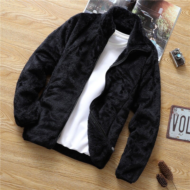 Krohn-e | Doppelseitige Fleece Jacke