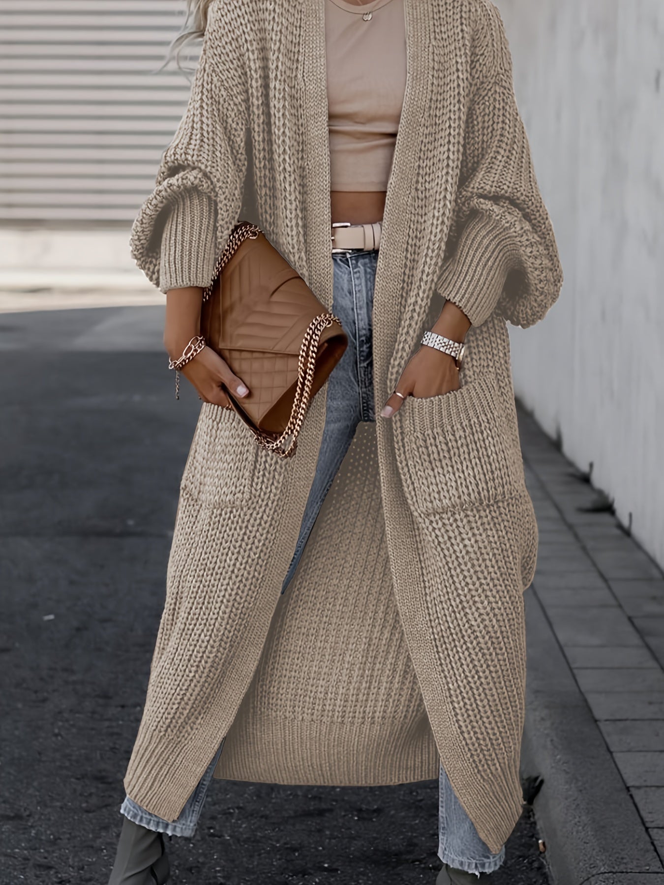 Krohn-e | Lässiger Damen-Wollcardigan