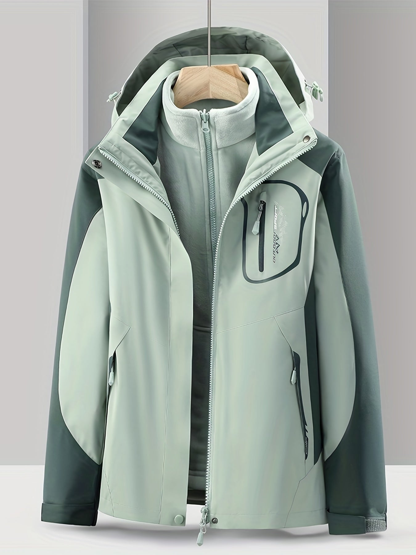 Krohn-e | 3-In-1 Wasserdichte Jacke