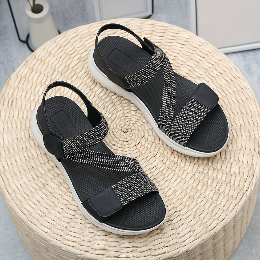 KROHN-E Damen Orthopädische Sandalen Fußgewölbe-Stütze Verstellbar