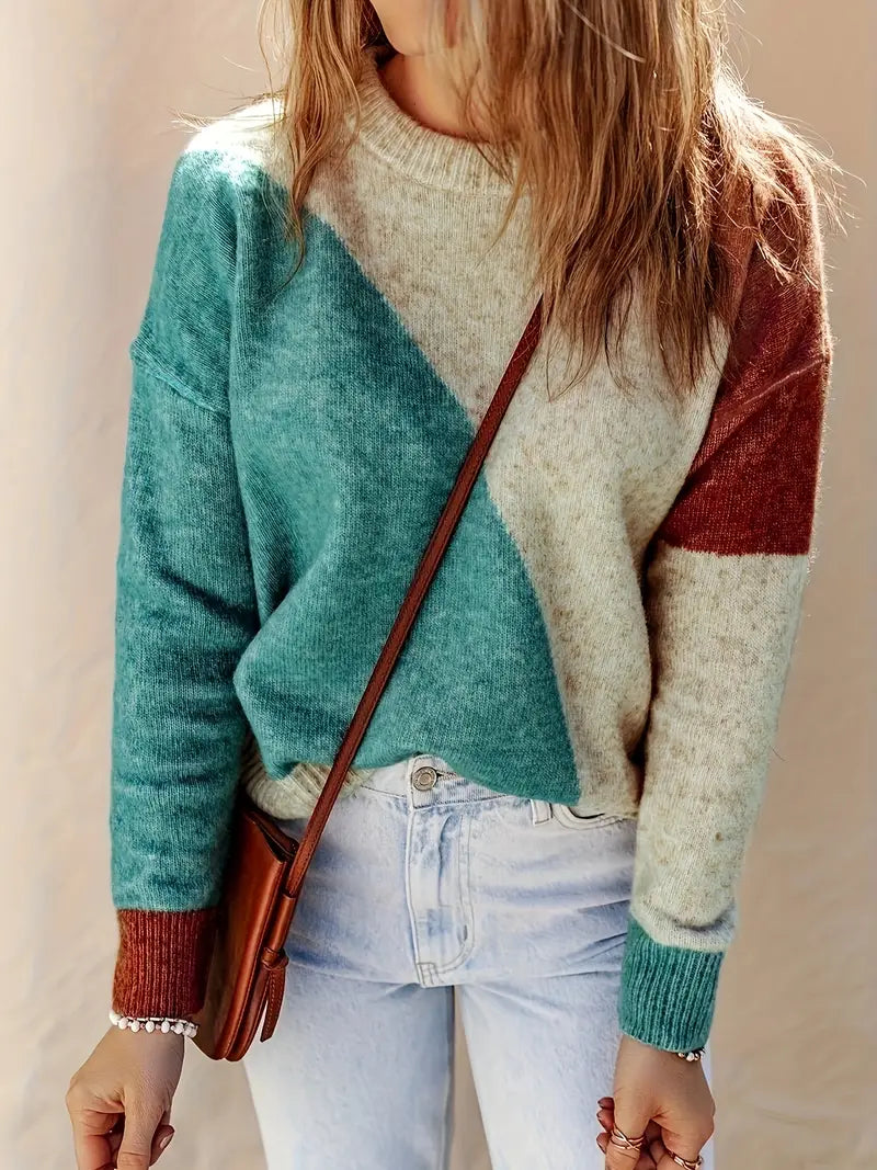 Pullover mit Farbblock-Design von Lou