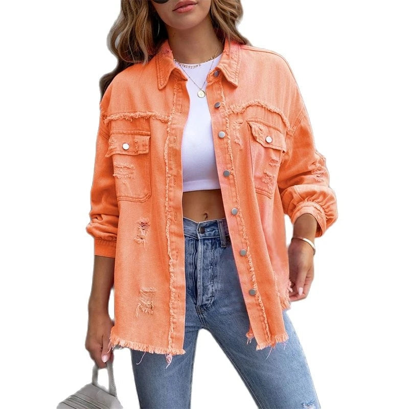 Krohn-e | Elegante und Lässige Jeansjacke