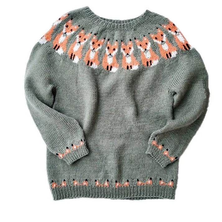 Krohn-e | Nordisk Strickpullover Weiche Wollmischung Gemütliche Eleganz