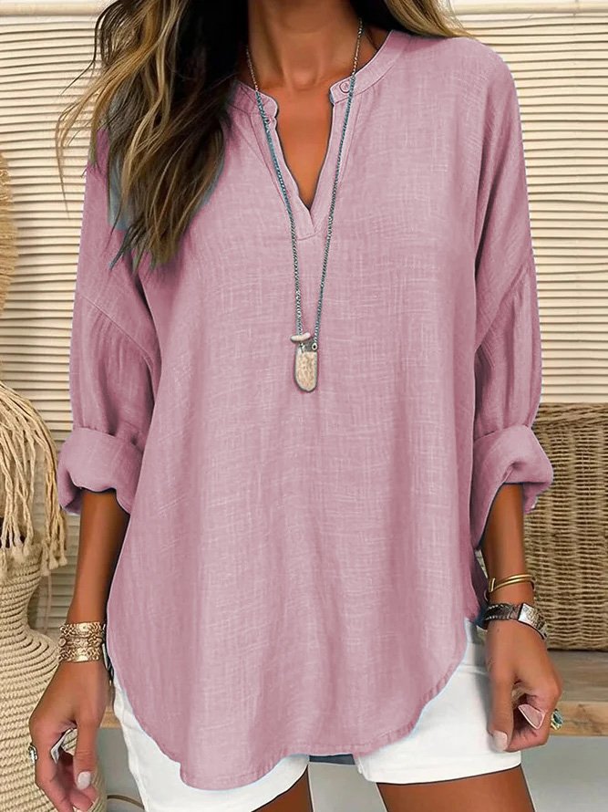 Eliza: Relaxed Linen Blouse