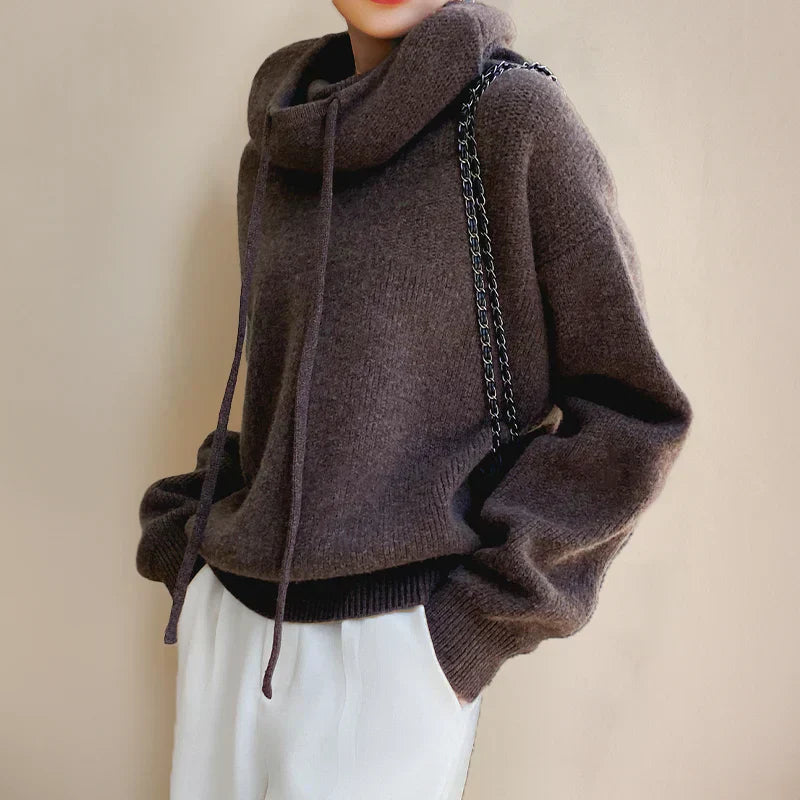 Krohn-e | Rollkragenpullover Gerippter Saum