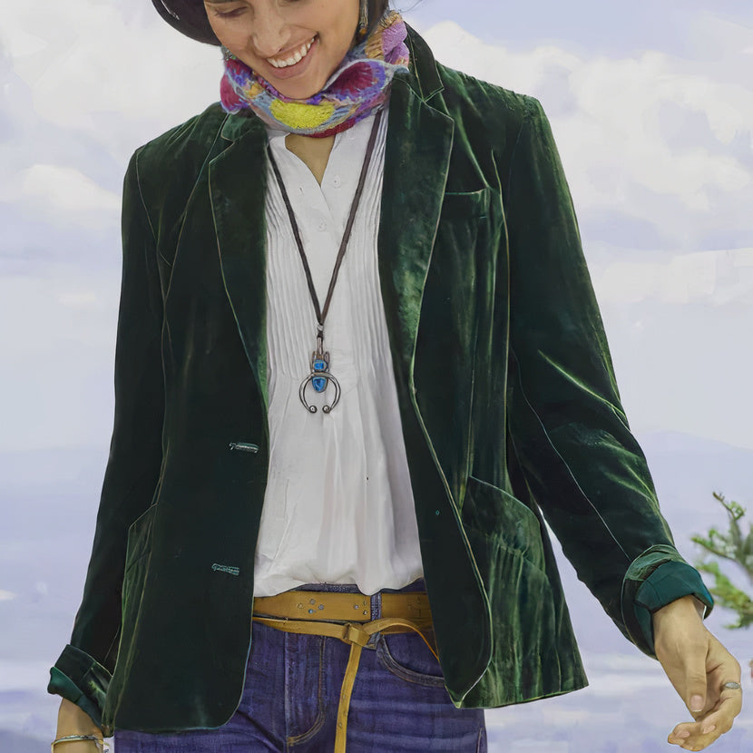 Samt Blazer Damenjacke - Swayze