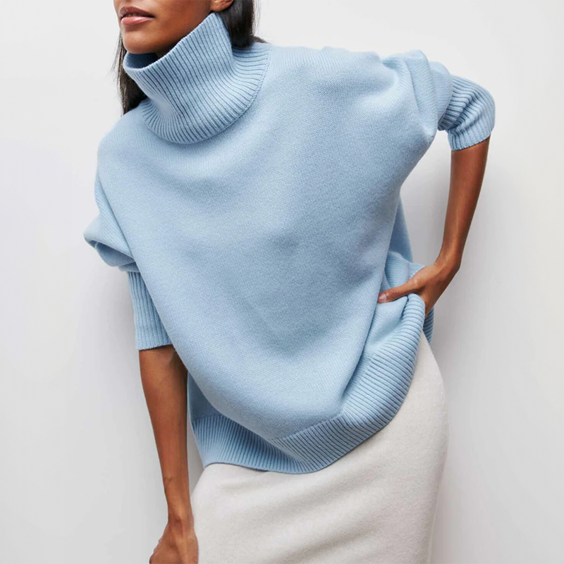 Krohn-e | Warmer Strickrollkragenpullover für Wintertage