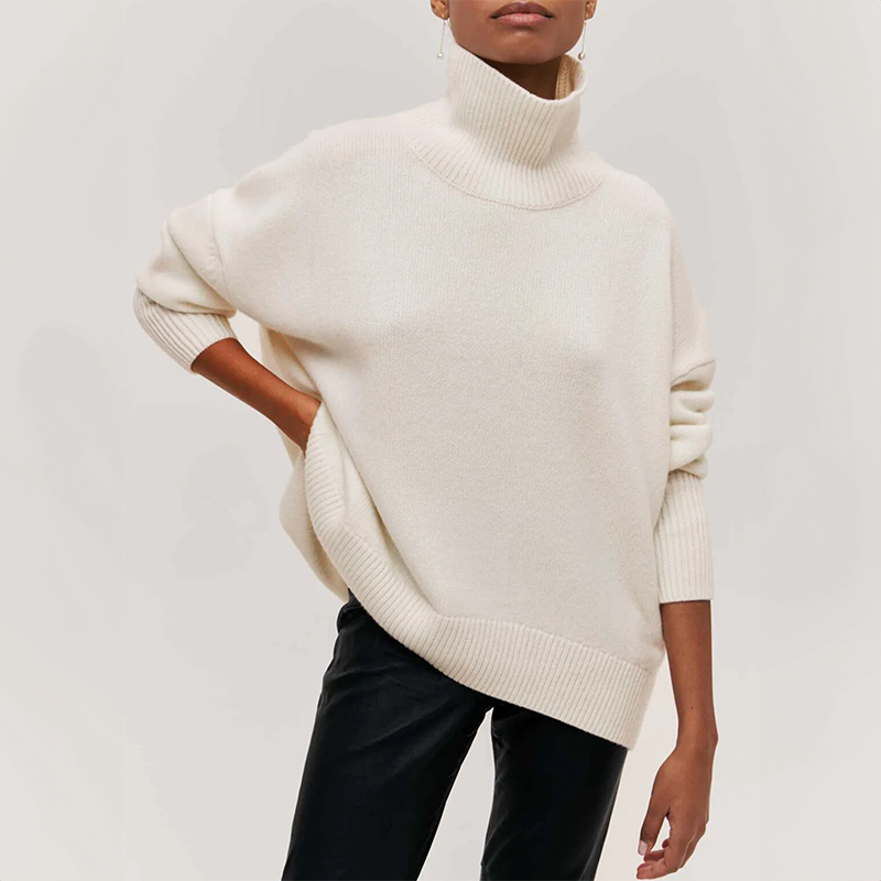 Krohn-e | Warmer Strickrollkragenpullover für Wintertage