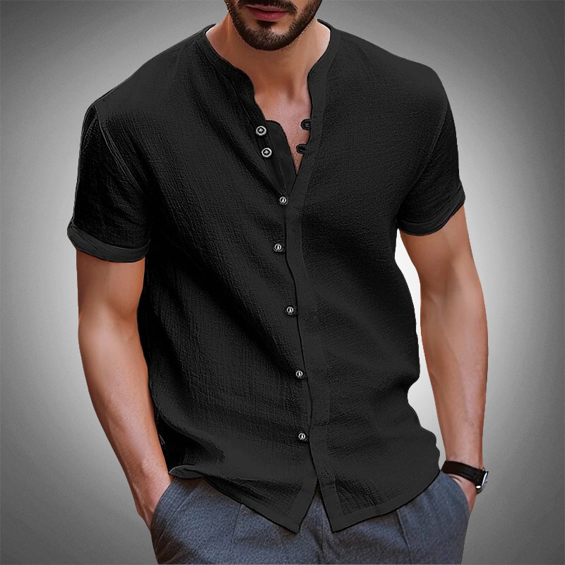 Leichtes und atmungsaktives Herren-Sommerhemd im Casual-Stil