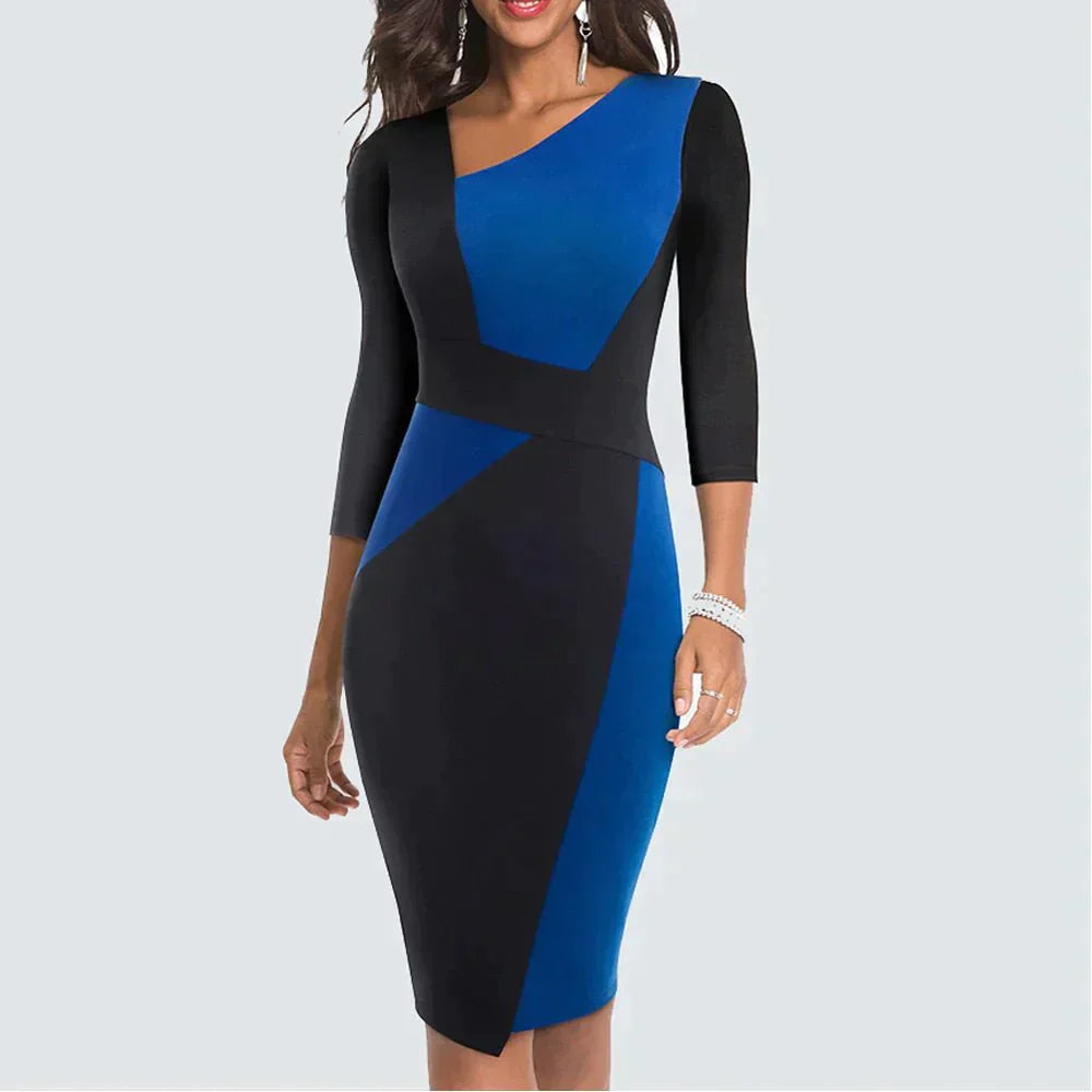 Marika Flickerkleid im Patchwork-Design