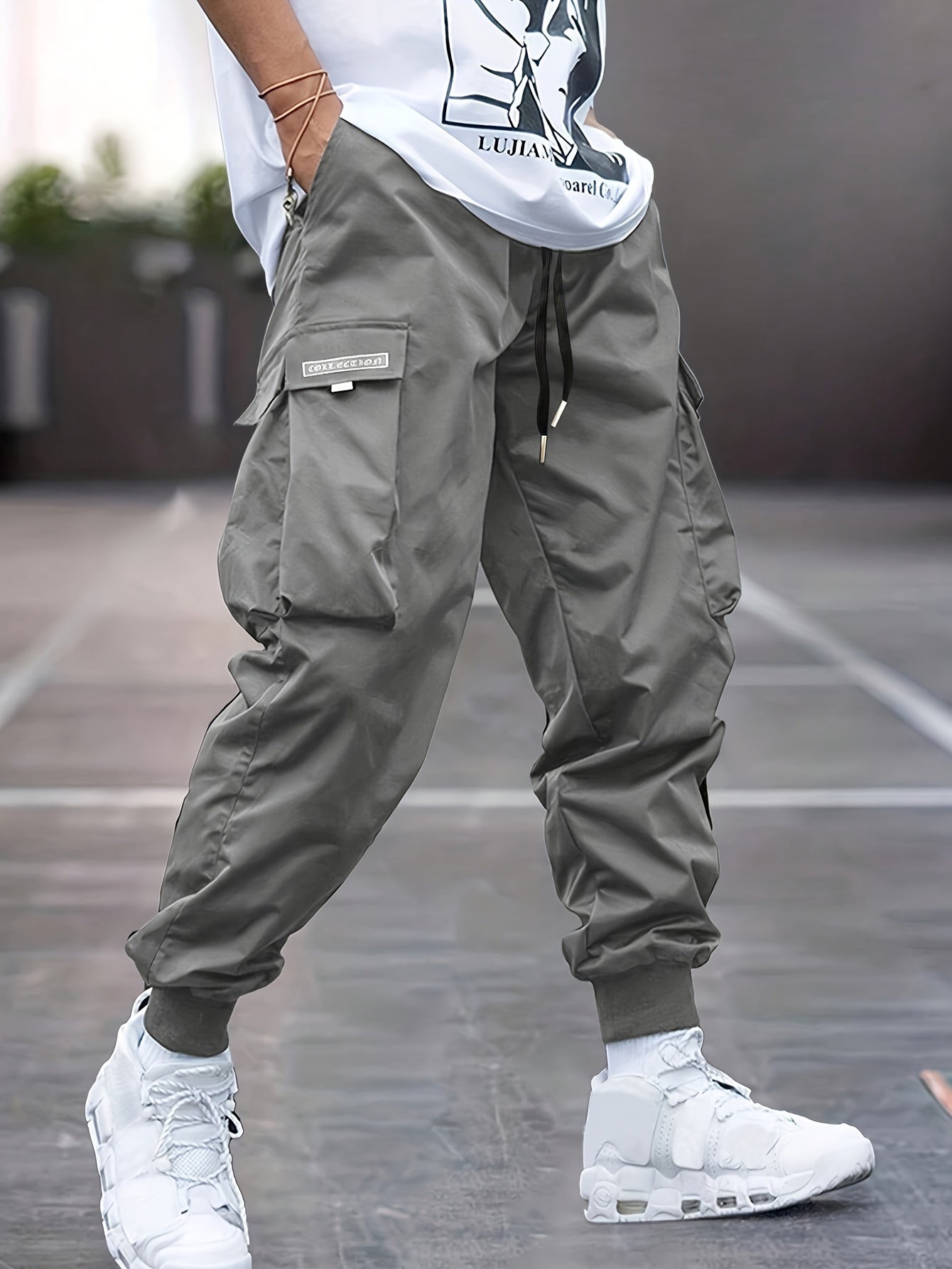 Daxton | Herren Cargo Jogger Hose mit Cargotaschen