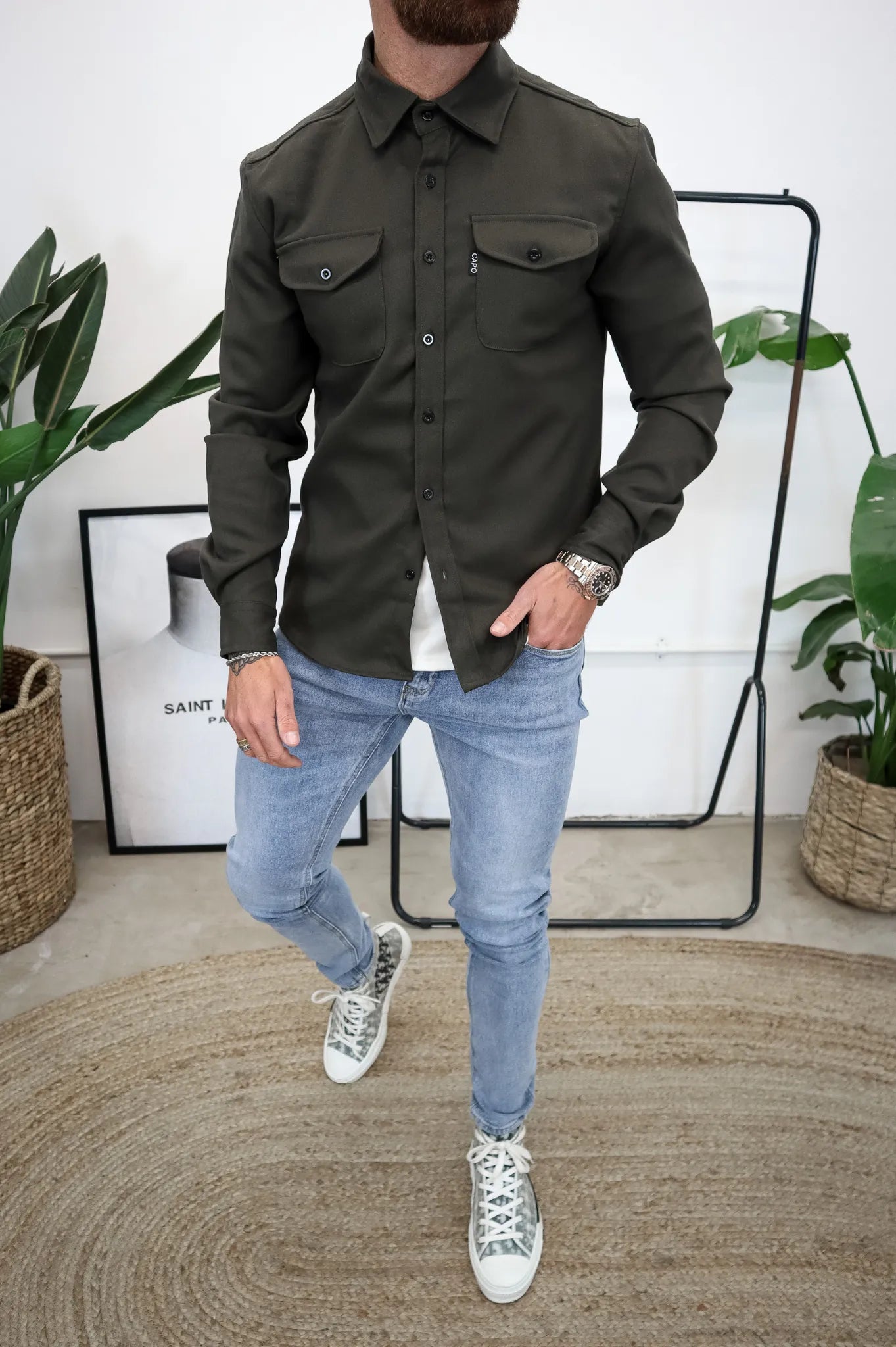 Krohn-e | Button Down Hemdjacke