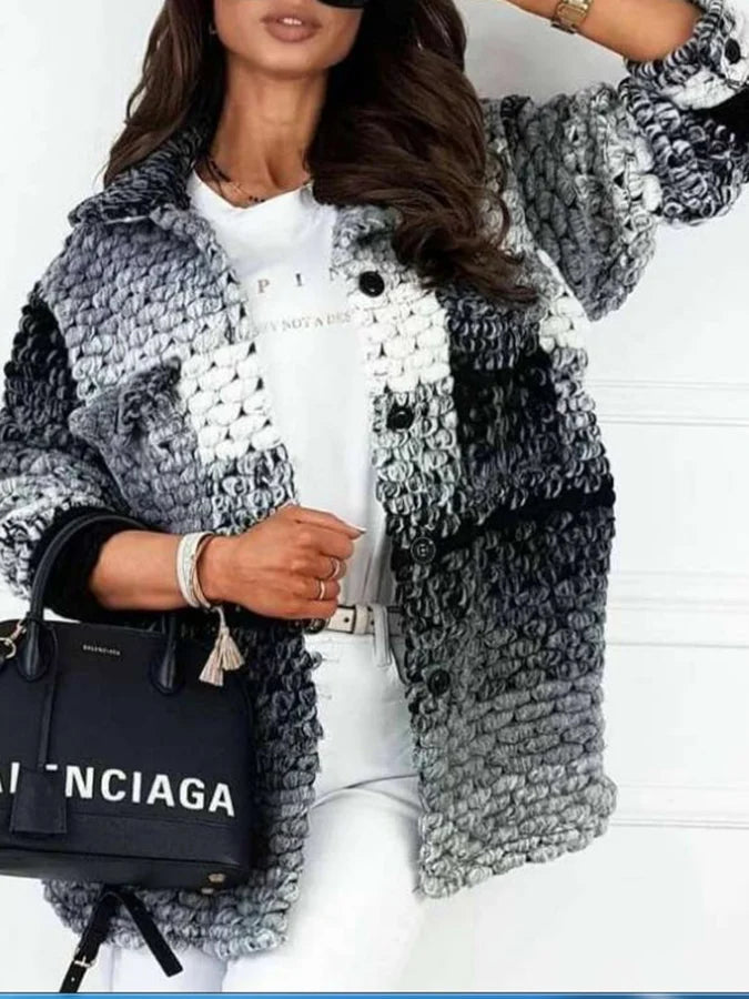 Krohn-e | Bunter Wollmantel