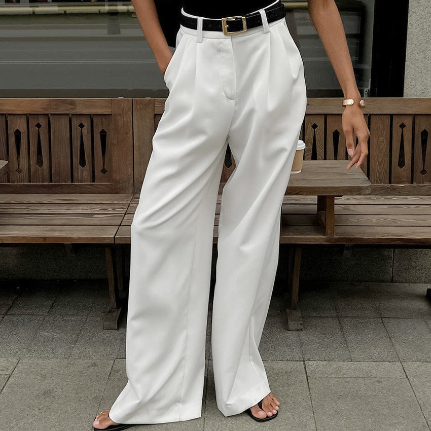 Krohn-e | Hochgeschnittene Hose mit Weitem Bein