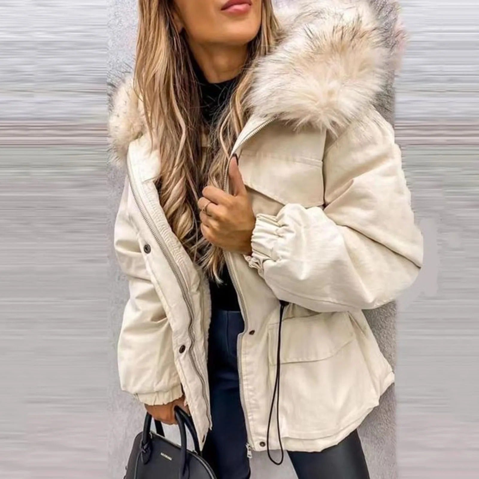 Krohn-e | Bontgefütterte Winterjacke