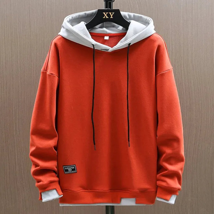 Herren-Hoodie mit Taschen im klassischen Stil
