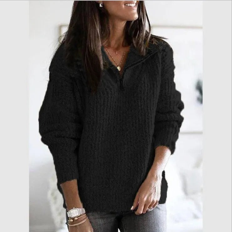 Pullover mit Reißverschluss