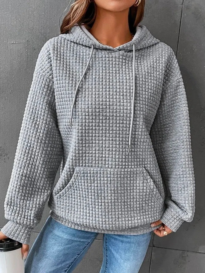 Waffel Kapuzenpullover von Fudus