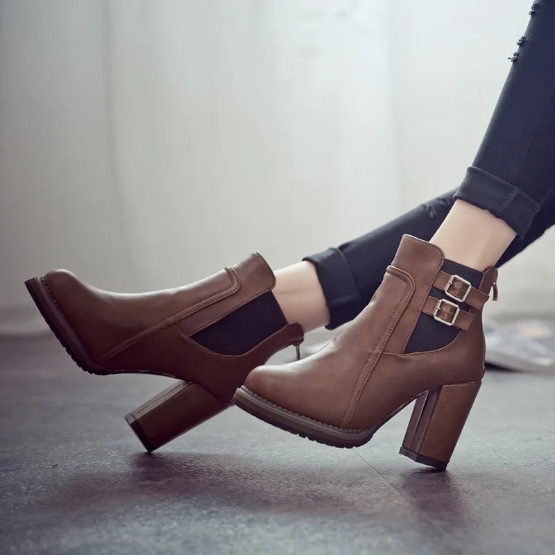 Greta® Ankle Boots with Block Heel