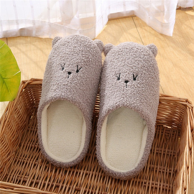 Krohn-e | Bequeme Damen Hausschuhe mit Tiermuster