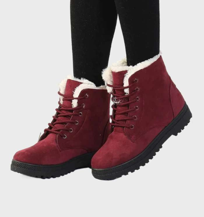 Wasserdichte, warme und dicke Winterstiefel für Damen – Adilene