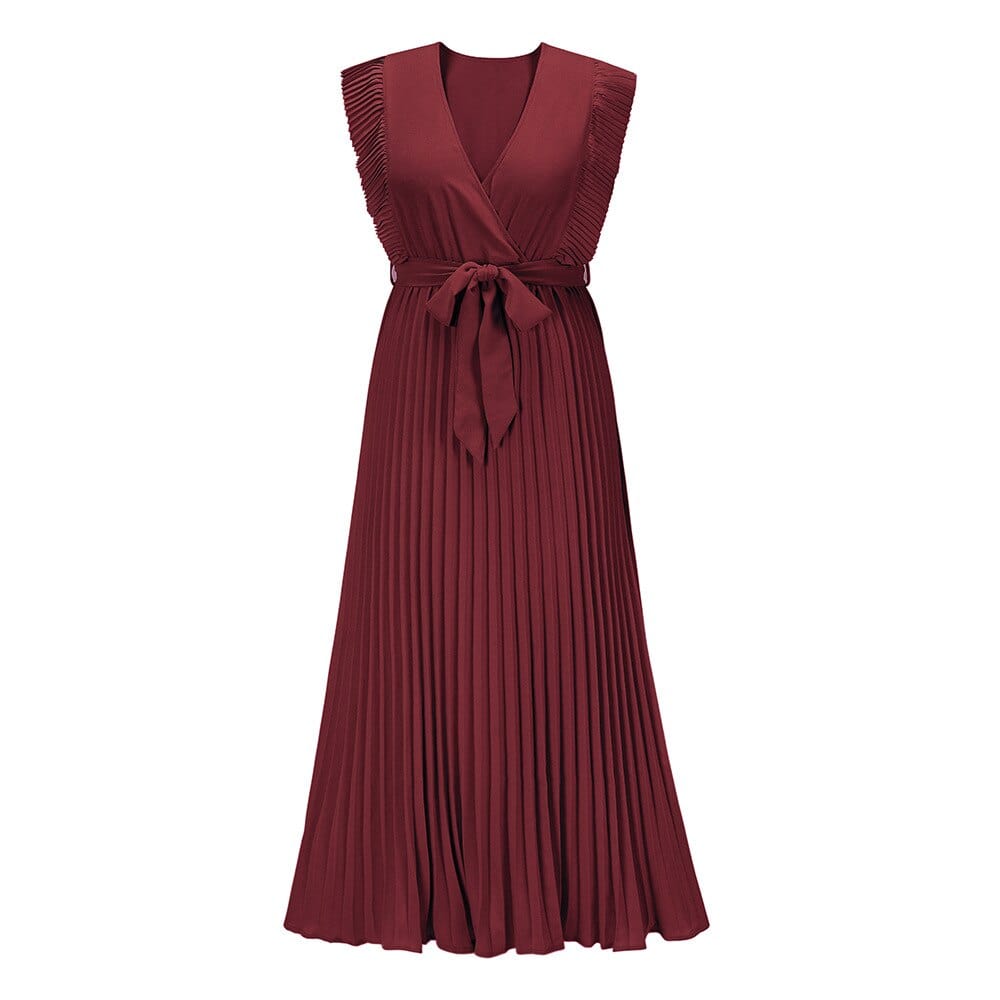 Böhmisches Festkleid in Dunkelrot – Hadi
