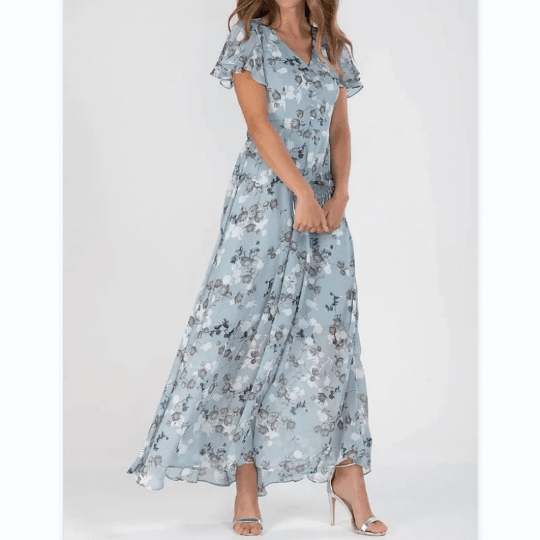 Maxikleid Dorselina mit Blumenmuster für den Sommer