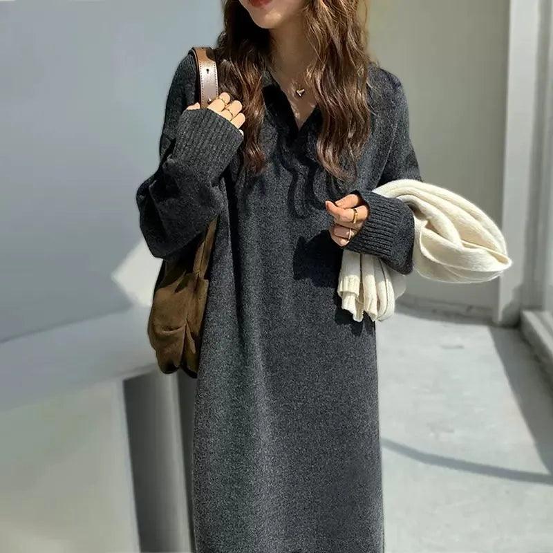 Krohn-e | Sweatkleid mit Bequemem Schnitt
