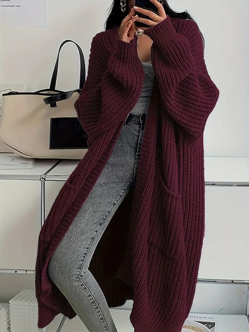 Krohn-e | Zeitloser Komfort Offener Pullover