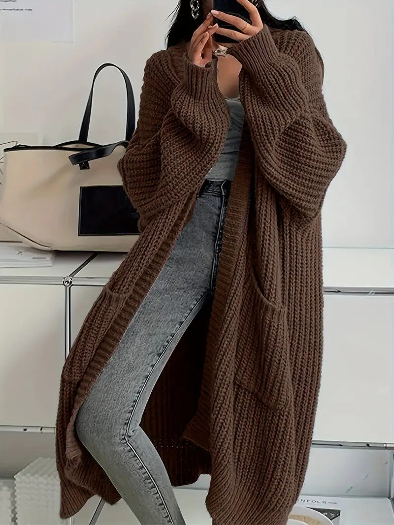 Krohn-e | Zeitloser Komfort Offener Pullover
