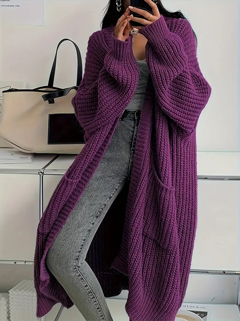 Krohn-e | Zeitloser Komfort Offener Pullover