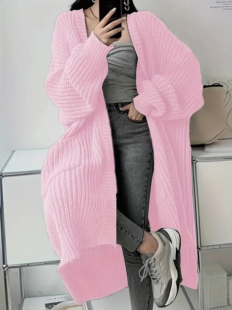 Krohn-e | Zeitloser Komfort Offener Pullover