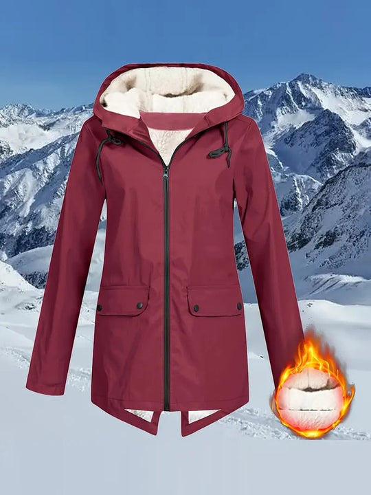 Krohn-e | Wasserdichte Jacke mit Kordelzug