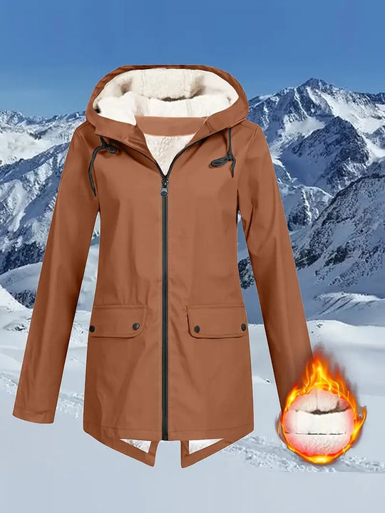 Krohn-e | Wasserdichte Jacke mit Kordelzug