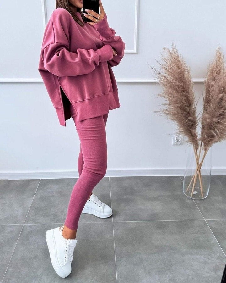 Krohn-e | Bequemes Herbst-Sweatshirt-Set