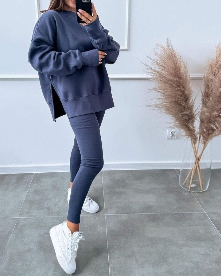 Krohn-e | Bequemes Herbst-Sweatshirt-Set