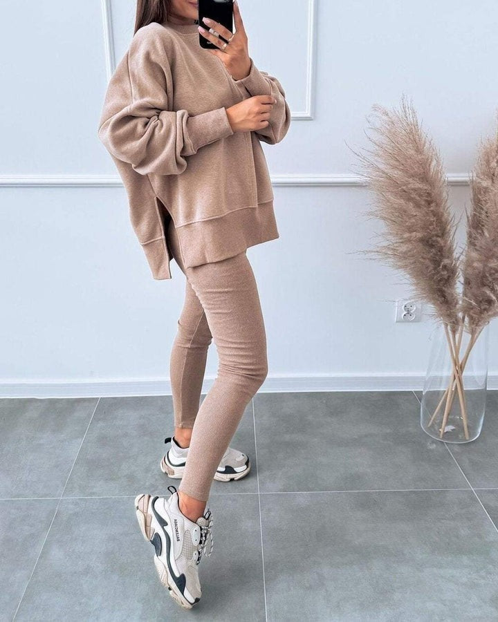 Krohn-e | Bequemes Herbst-Sweatshirt-Set