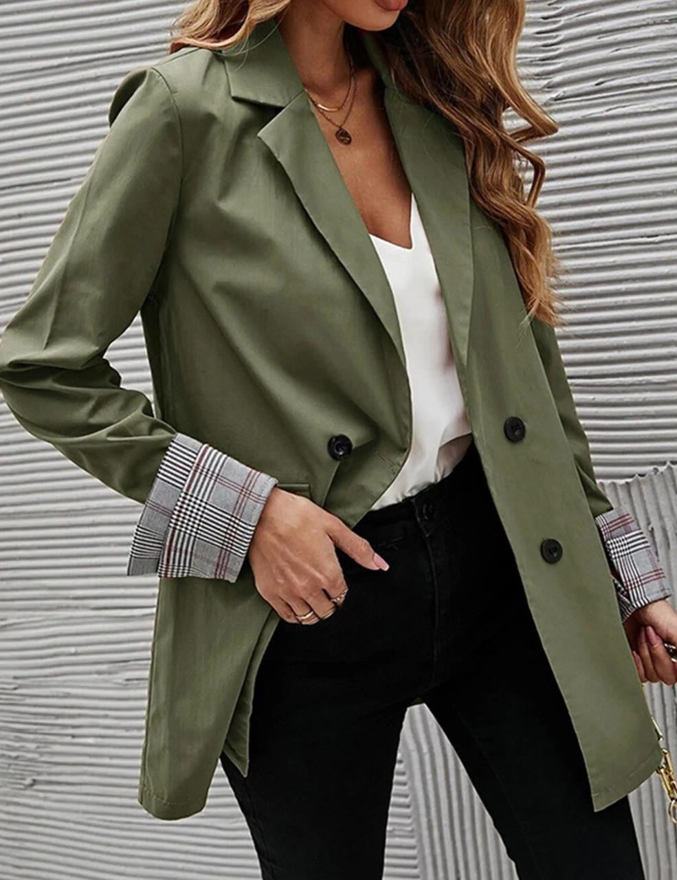Krohn-e | Blazerjacke mit Manschetten für Damen
