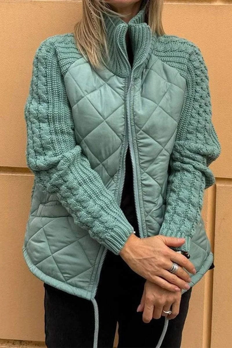 Krohn-e | Trendige Damenjacke mit Reißverschluss für Den Herbst