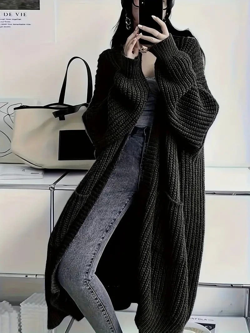 Krohn-e | Zeitloser Komfort Offener Pullover