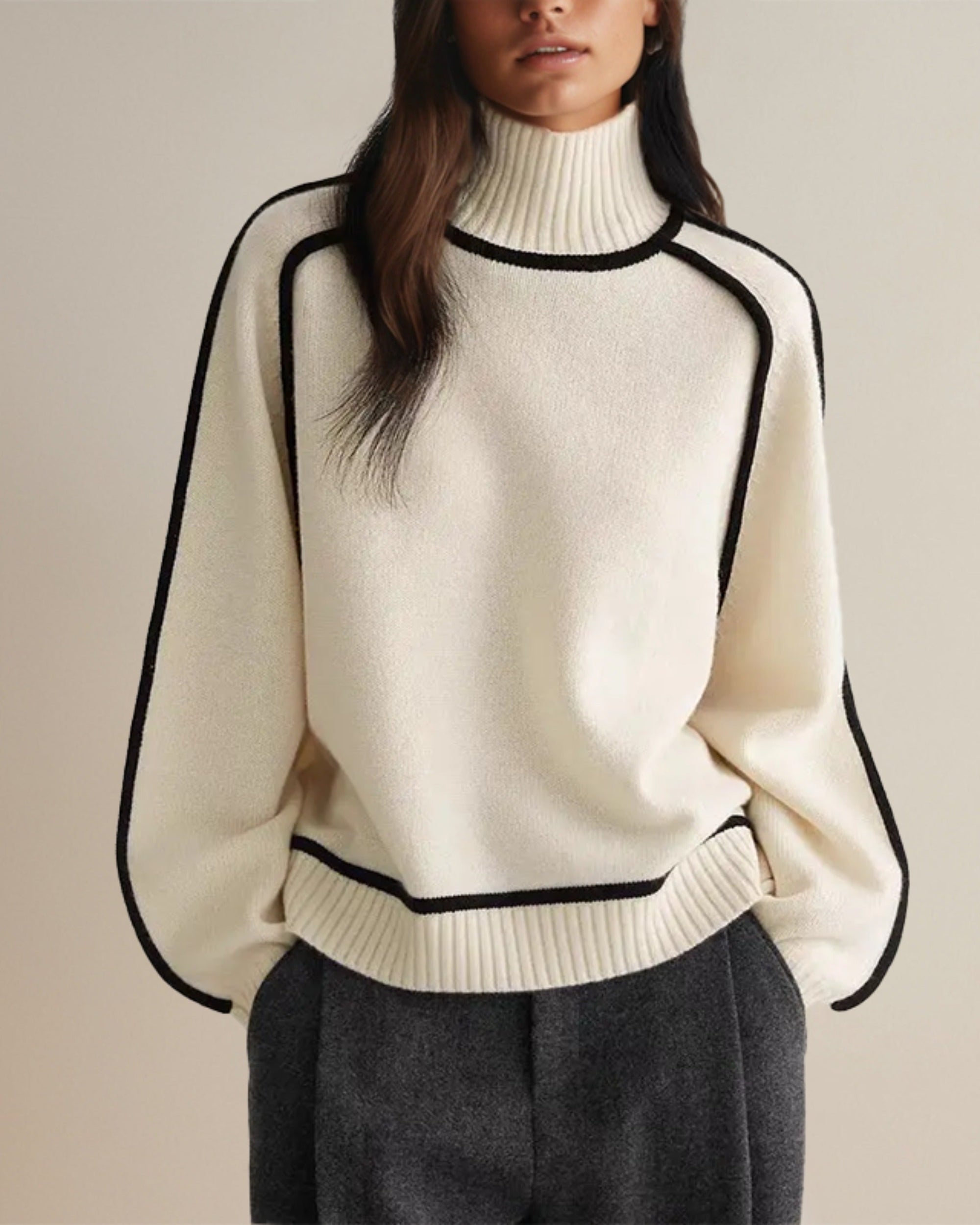 Krohn-e | Eleganter Rollkragenpullover für Stilvolle Outfits