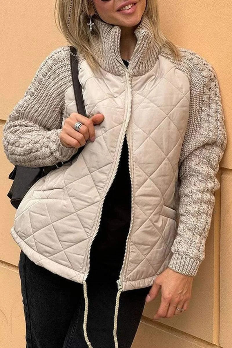 Krohn-e | Trendige Damenjacke mit Reißverschluss für Den Herbst