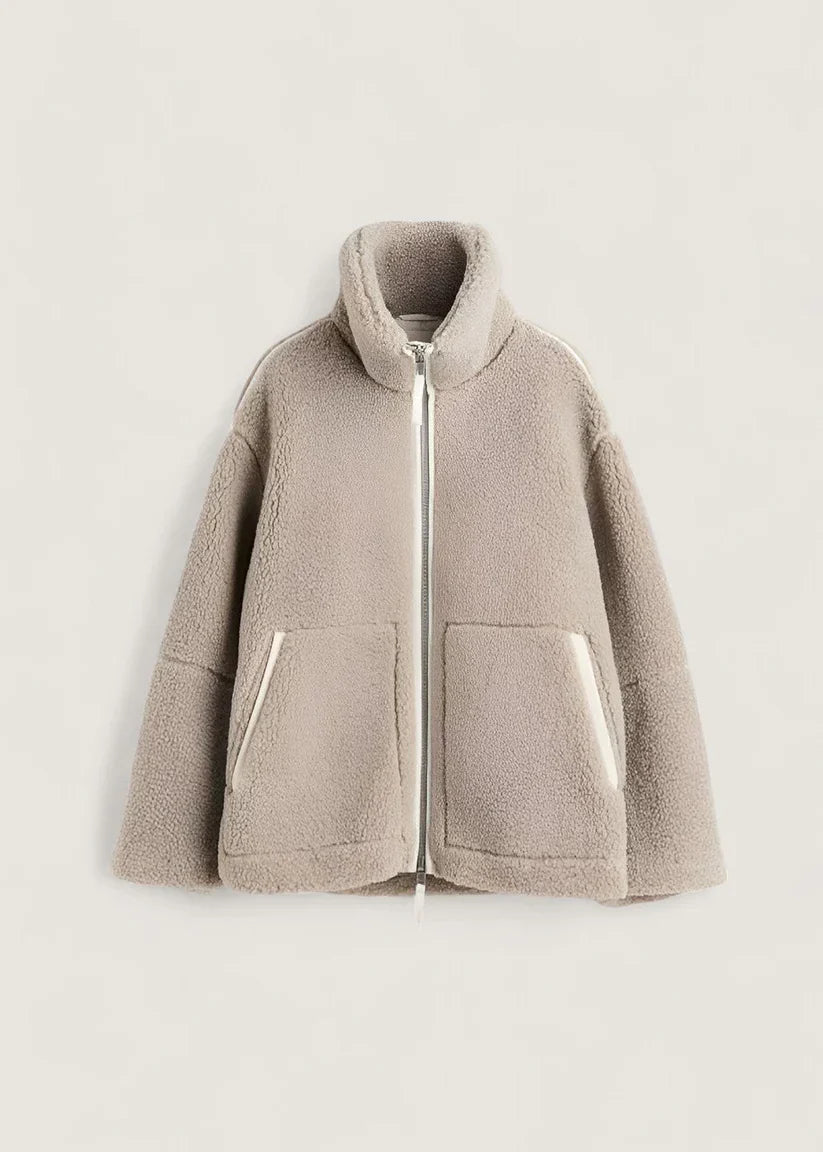 Krohn-e | Fleecejacke Creme