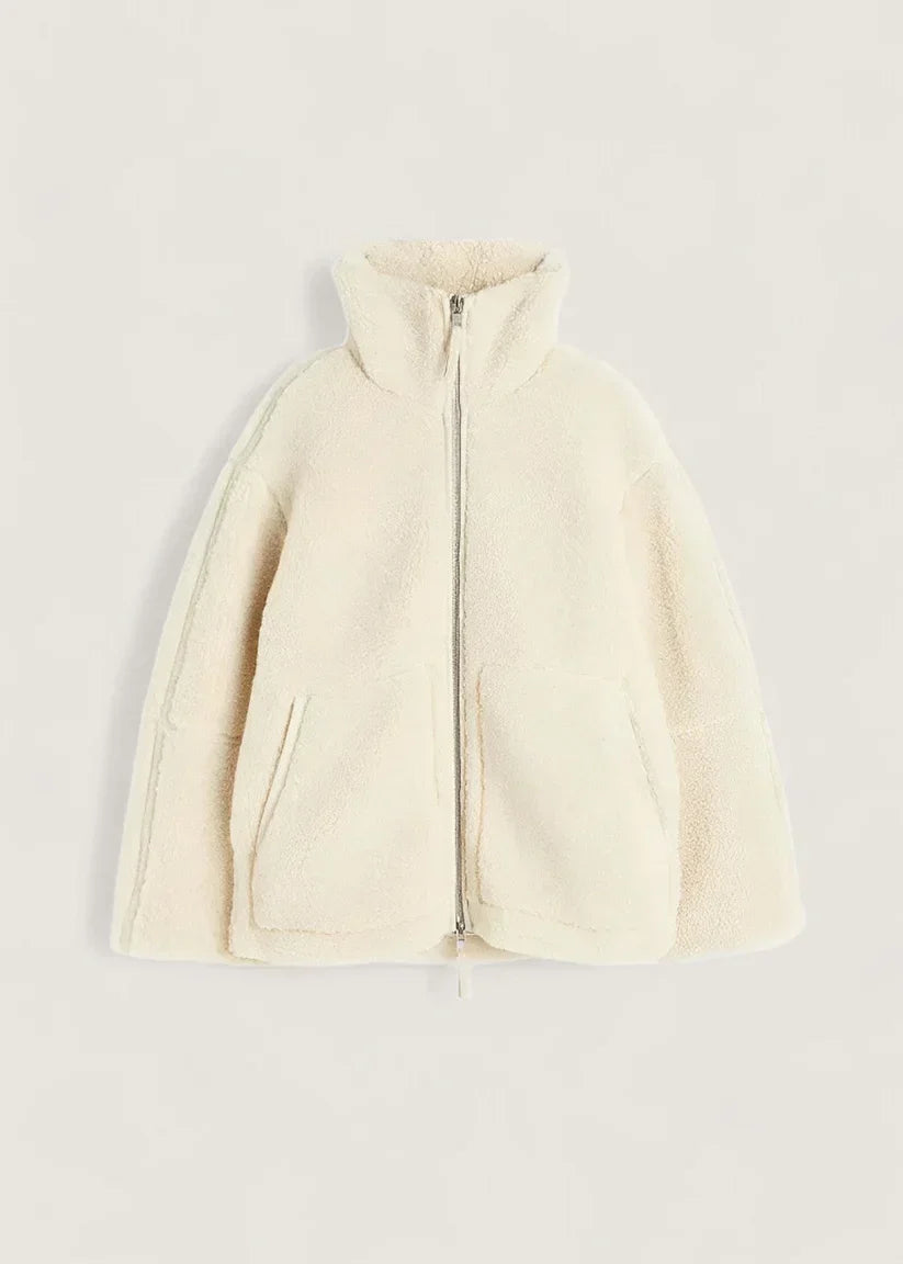 Krohn-e | Fleecejacke Creme