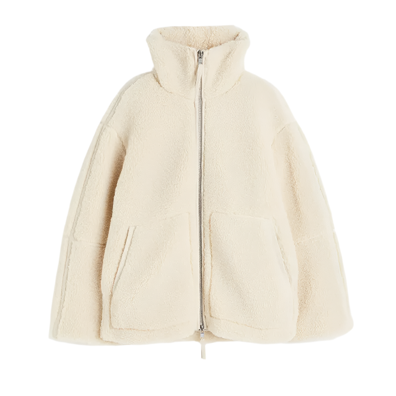 Krohn-e | Warme Teddy Fleece Damenjacke
