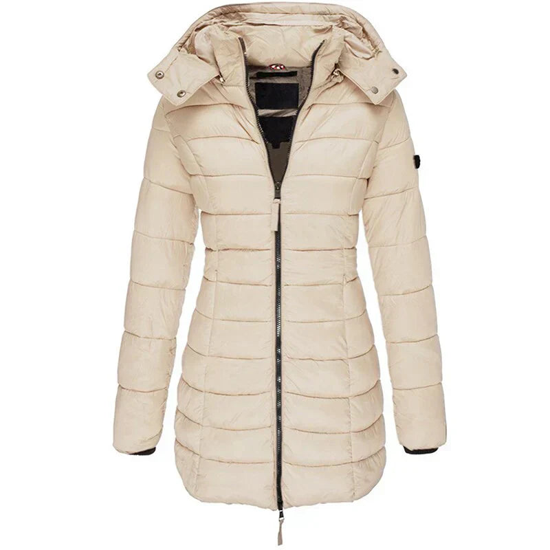Krohn-e | Mid Länge Schlanke Kapuzenjacke
