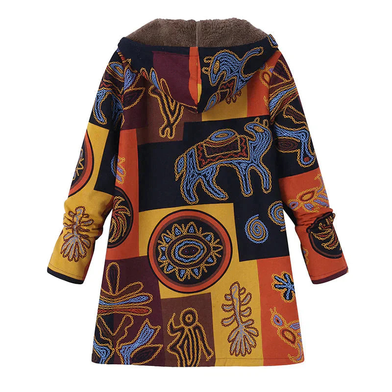 Krohn-e | Damen Frühjahrsjacke mit Kapuze und Fronttaschen