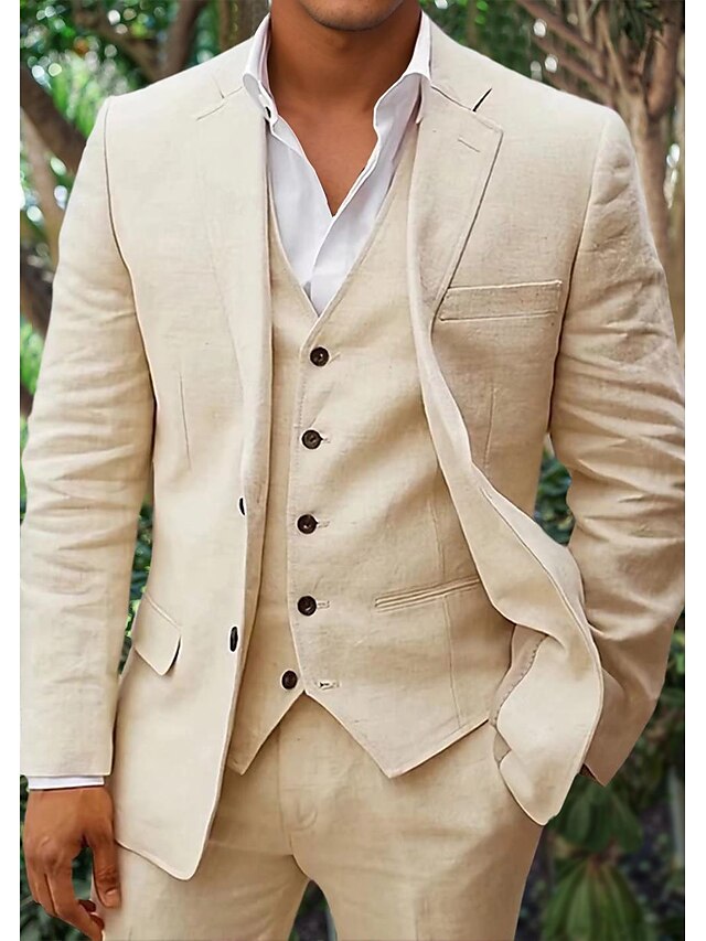 Herren-Leinen-Anzug: Blazer, Weste & Hose | Leicht, atmungsaktiv und elegant